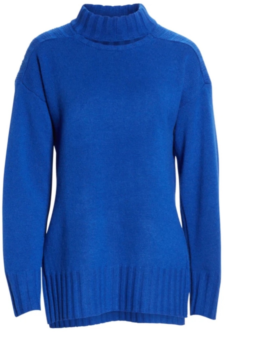 Equipement Stratford cutout crew sweater in a cashmere/wool blend Sz S